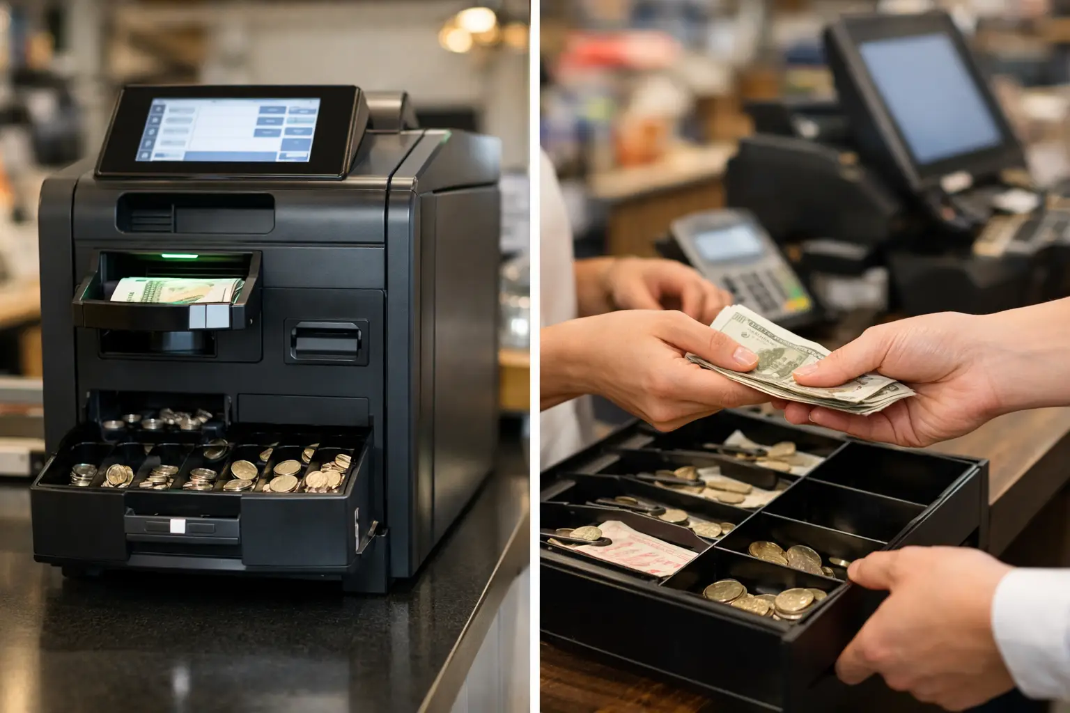 Cashmatic ou caixa tradicional: o que compensa?
