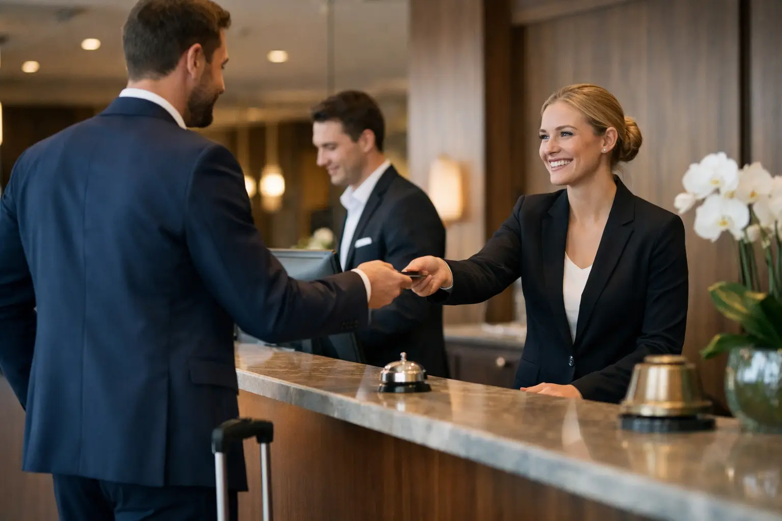 Como melhorar a receção de hotel