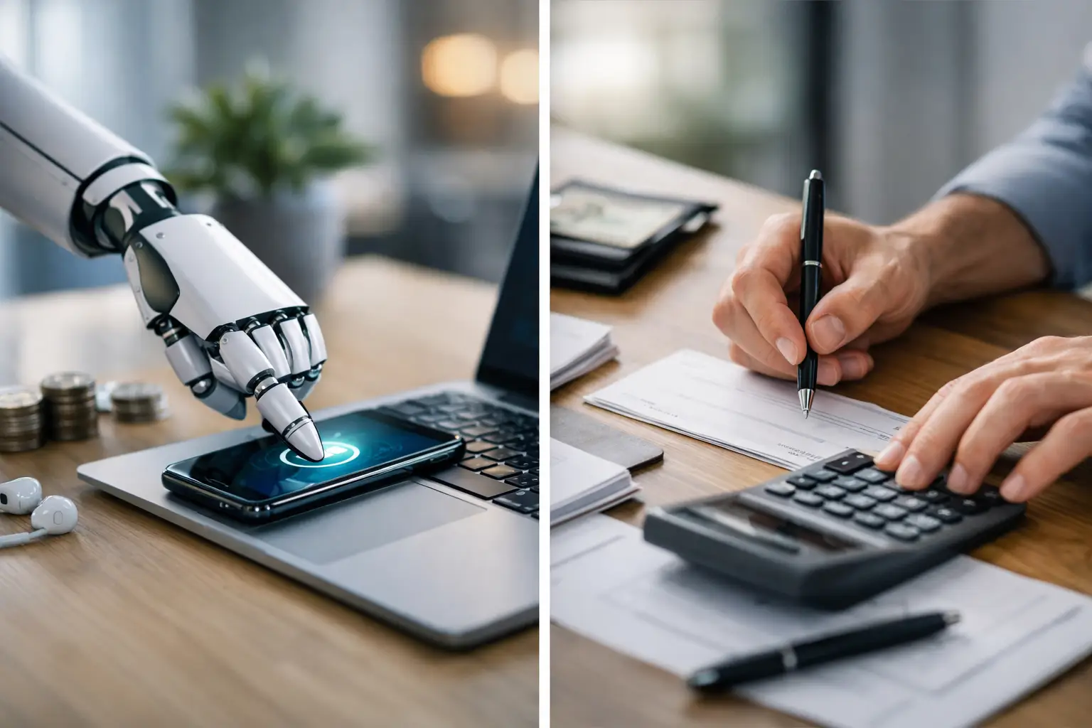 Pagamentos automatizados vs pagamento manual