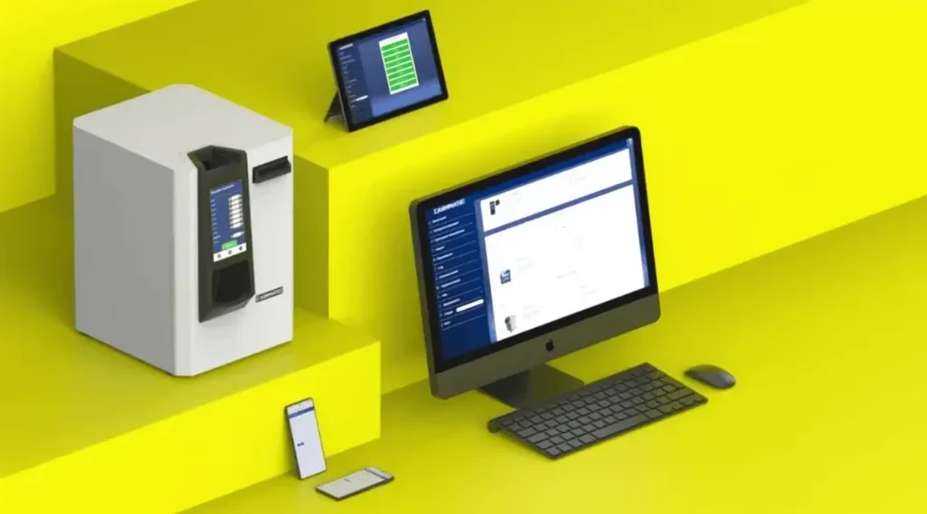 Gestão automática de numerário com software Cashmatic