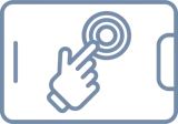 Ícone monitor touch