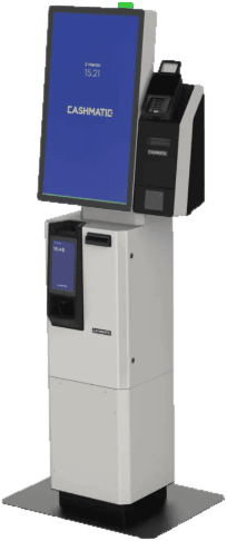 Kiosk Cashmatic com módulo de pagamento