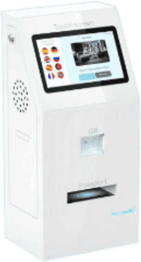 Quiosque de check-in Roommatik