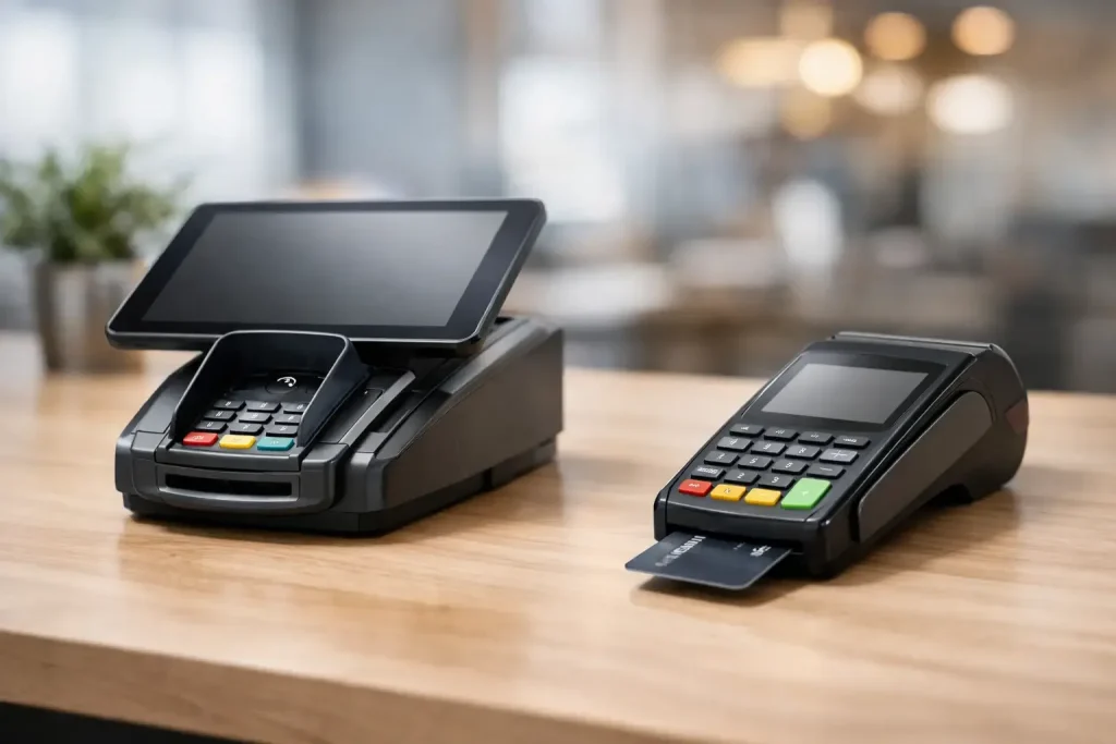 Terminal integrado versus independente: qual escolher?